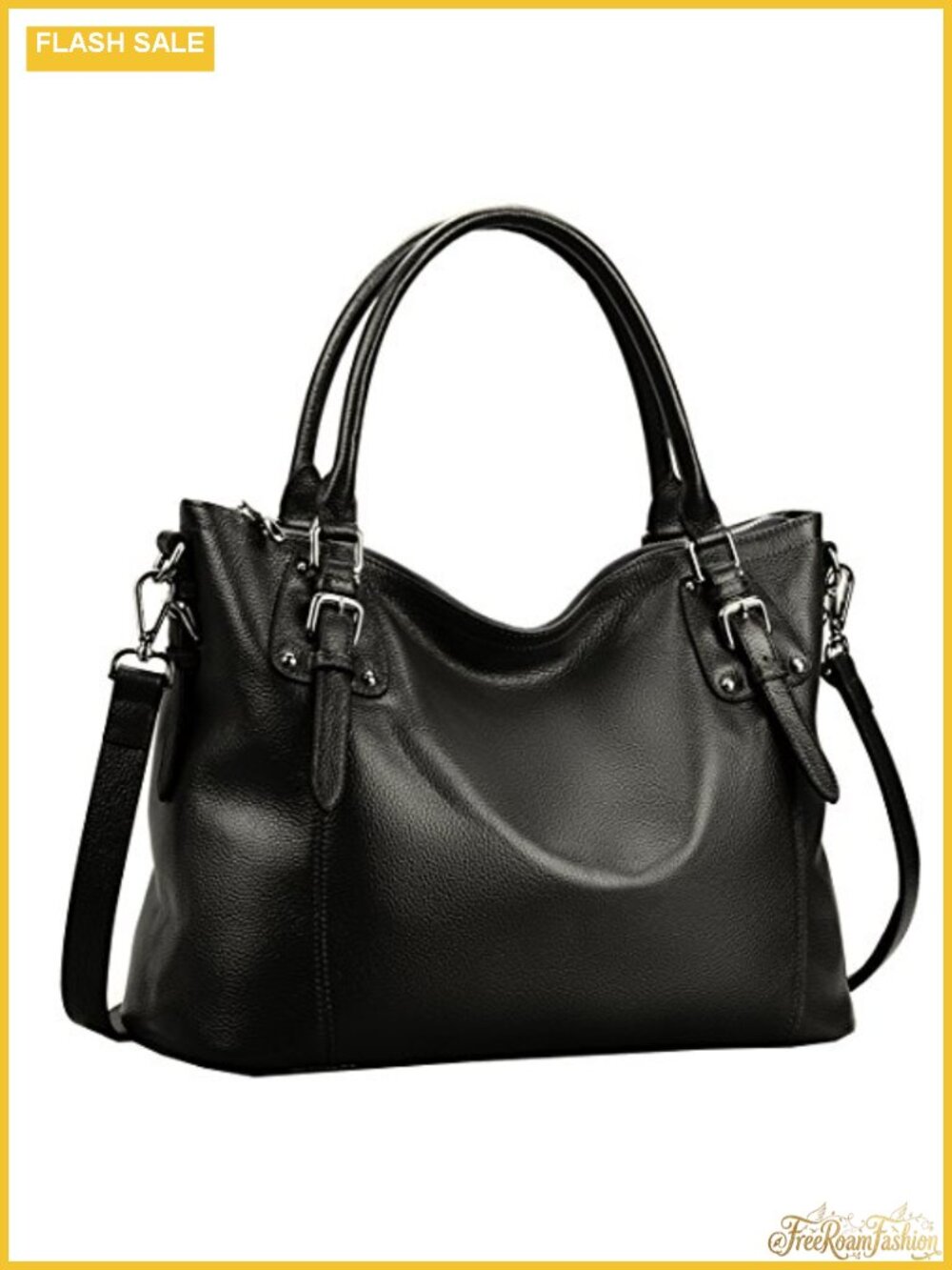 Leather Satchel Handbag Shoulder Bag Tote Top Handle